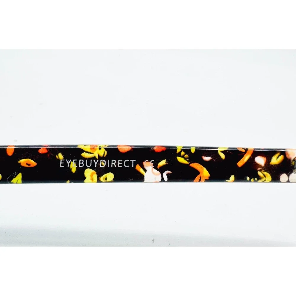 EyeBuyDirect Charleston Eyeglasses Women Floral Tortoise Browline 52-17-142